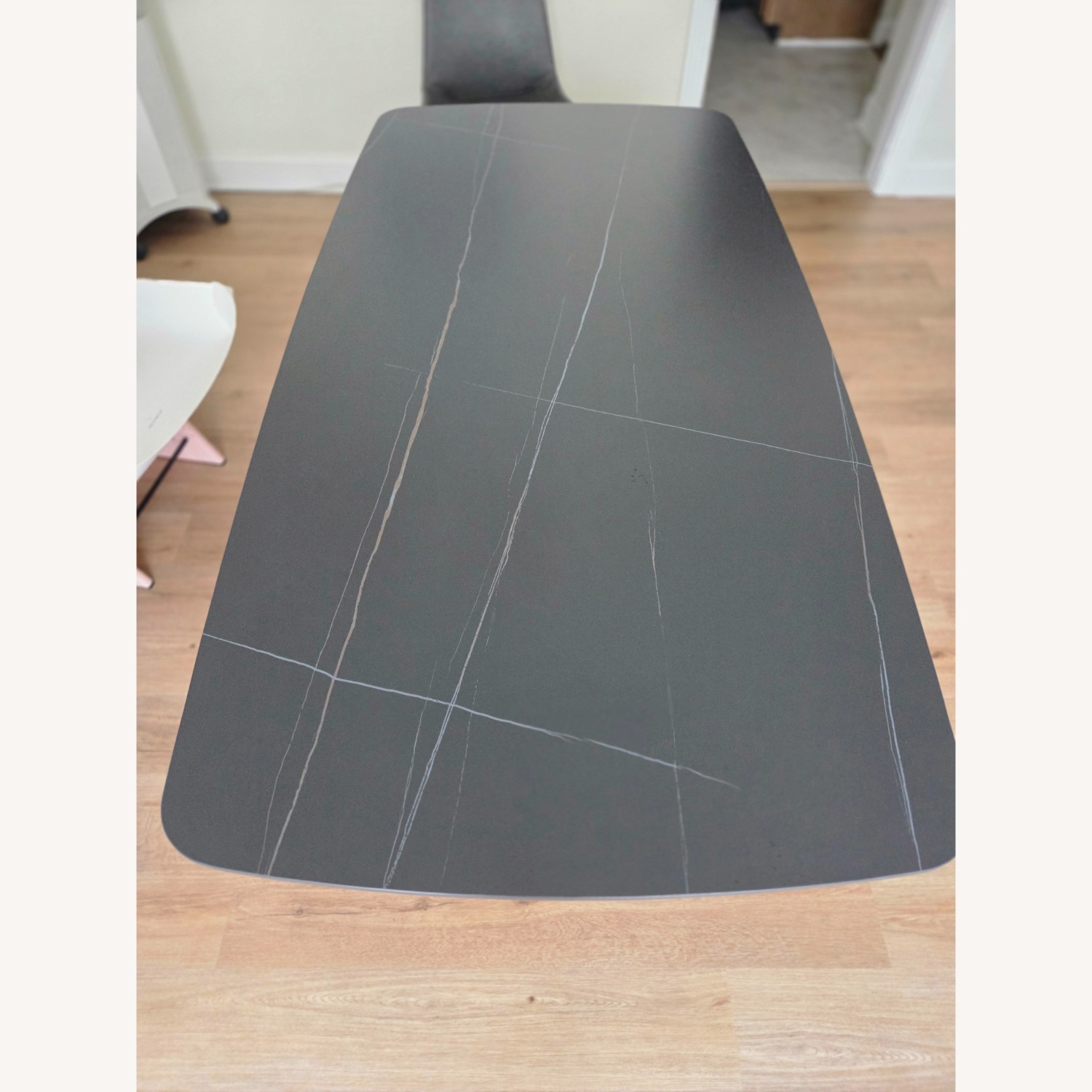 Povision Black Stone Dining Table - image-1