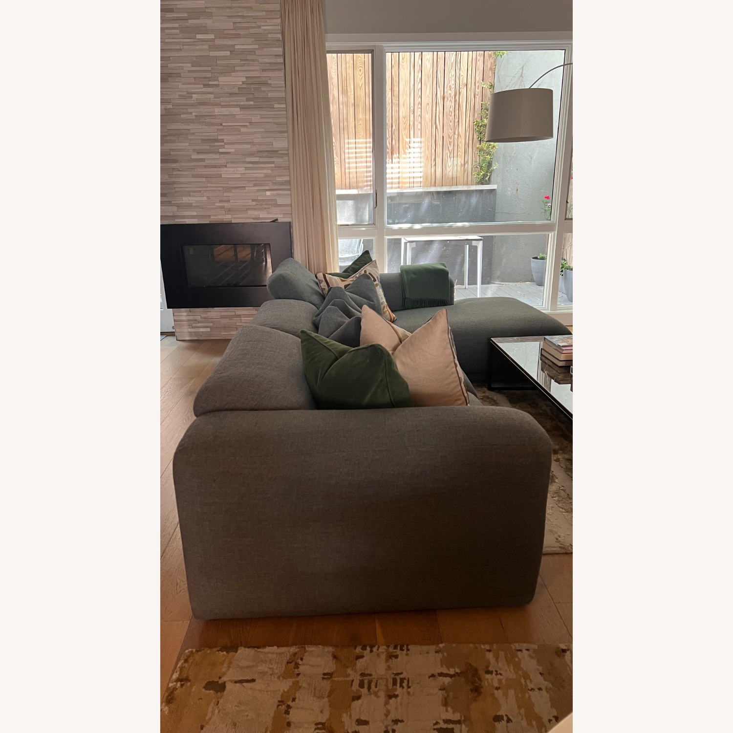 Design Within Reach Kelston Blue 3+ Piece Sectional - image-5