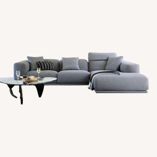 Used Design Within Reach Kelston Blue 3+ Piece Sectional for sale on AptDeco