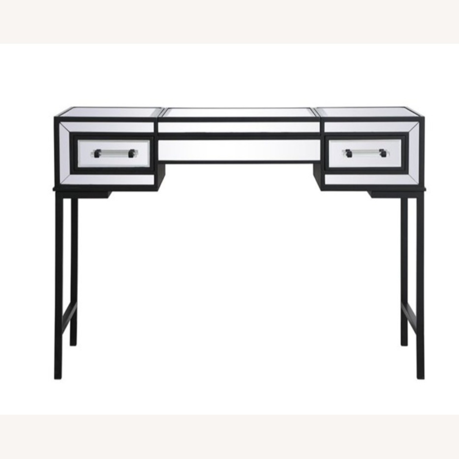 Amazon Mirrored Flip Top Vanity Table - image-2