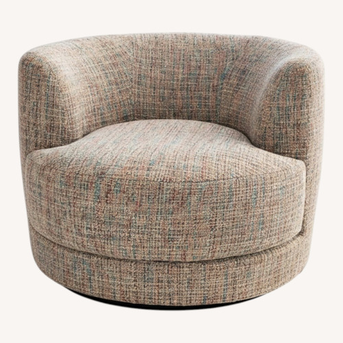 Used Modernism Design Light Gray Fabric Accent Chair for sale on AptDeco