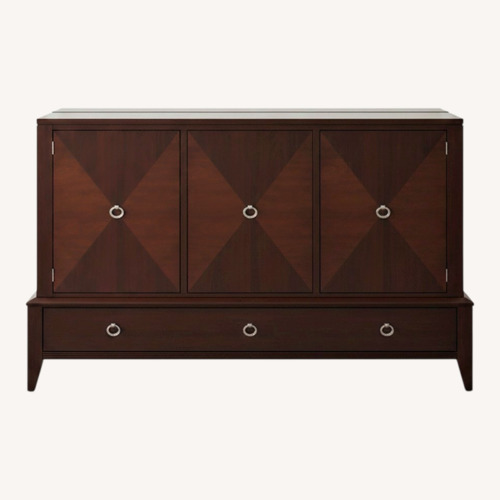 Used Ethan Allen Dark Brown Wood Media Storage for sale on AptDeco