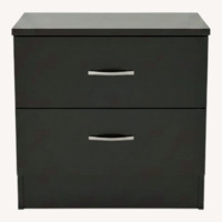 Ethan Allen Dark Brown Wood Side Table