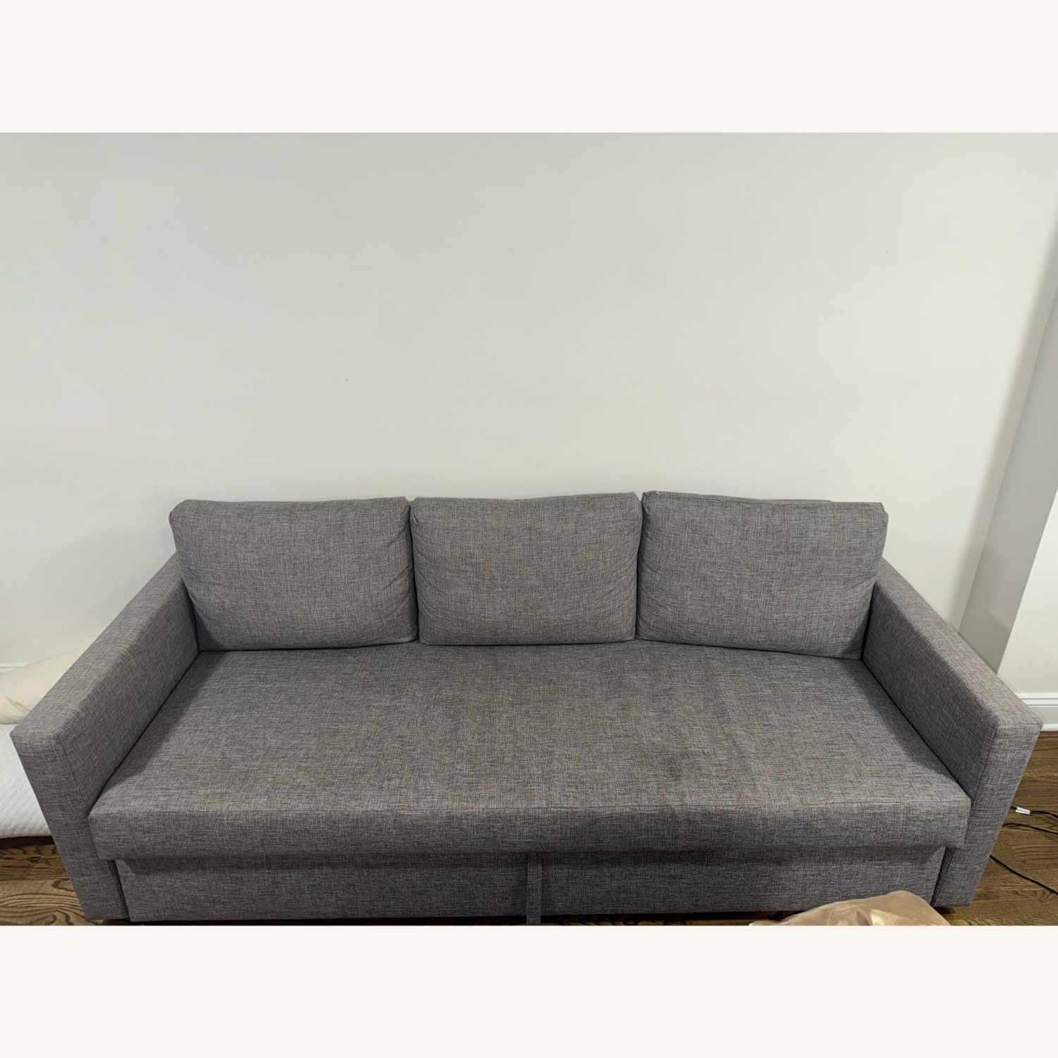 IKEA Friheten Light Gray Fabric Sleeper Sofa - image-4