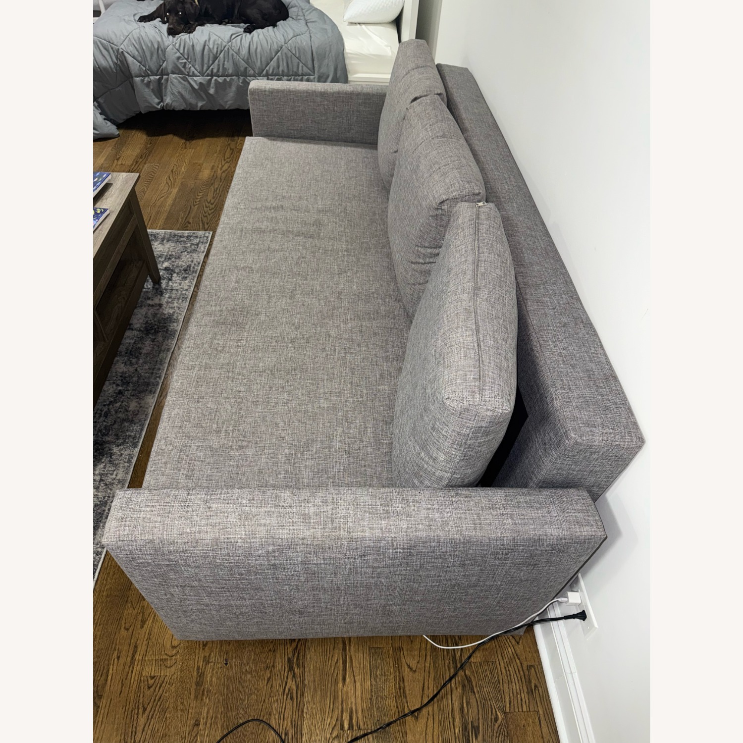 IKEA Friheten Light Gray Fabric Sleeper Sofa - image-2