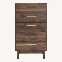 Ashley Furniture Dark Brown Wood Dresser