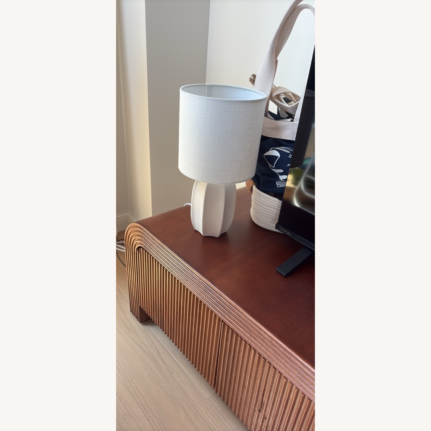 Wayfair Dark Brown Wood Media Storage - image-3
