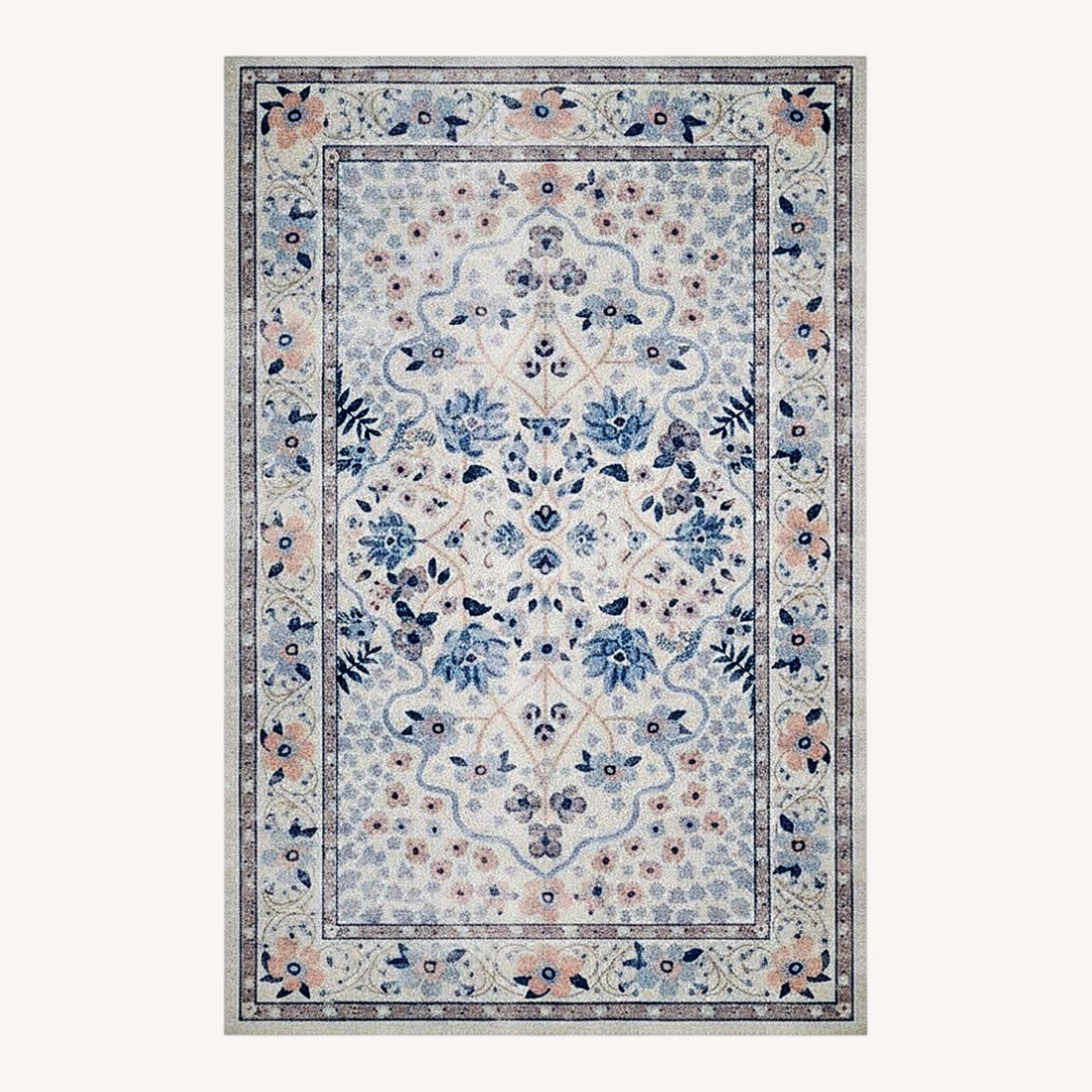 Light Blue 8x10 Area Rug - image-0
