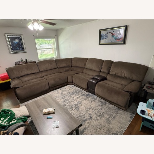 Used 5 Piece Power Reclining Sectional for sale on AptDeco