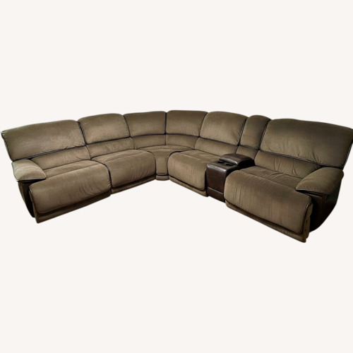 Used 5 Piece Power Reclining Sectional for sale on AptDeco