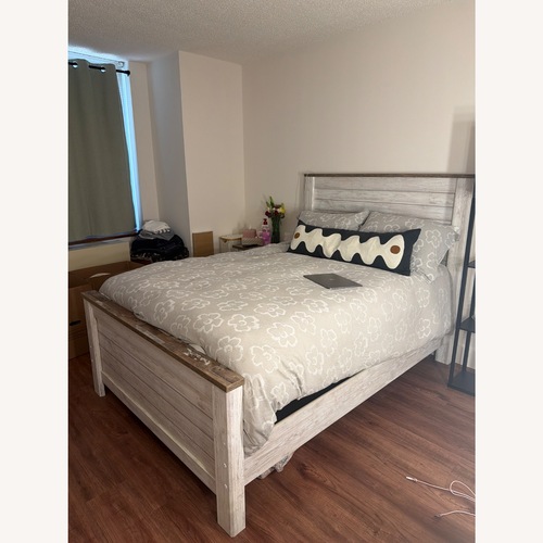 Used Willowton Wood Full Bed for sale on AptDeco