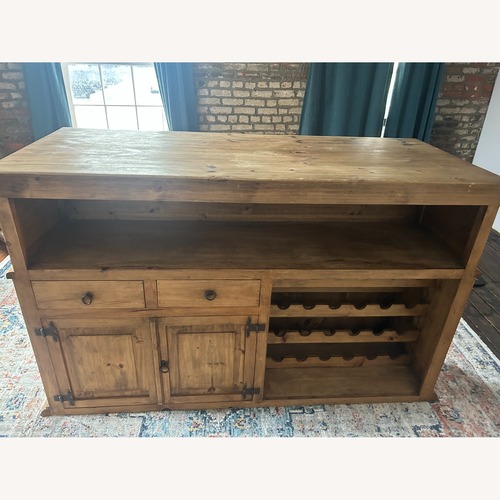 Used Antique Natural Wood Sideboard for sale on AptDeco