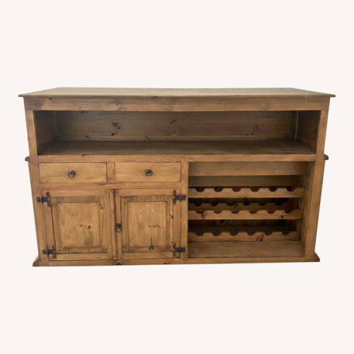Used Antique Natural Wood Sideboard for sale on AptDeco