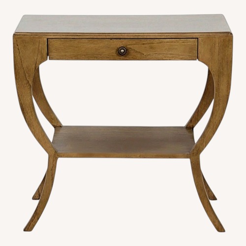 Used Lulu & Georgia Brown Wood Side Tables for sale on AptDeco