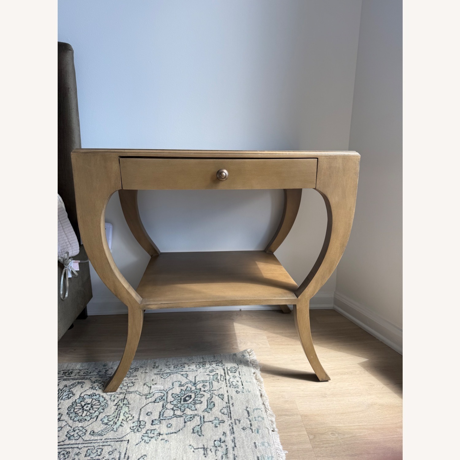 Lulu & Georgia Brown Wood Side Tables - image-1