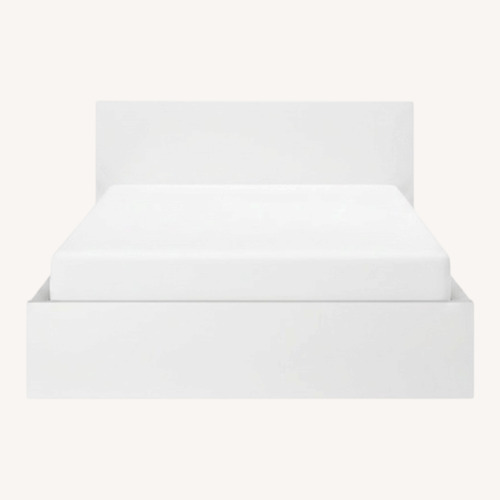 Used IKEA MALM Full Bed Frame + Slats  White for sale on AptDeco