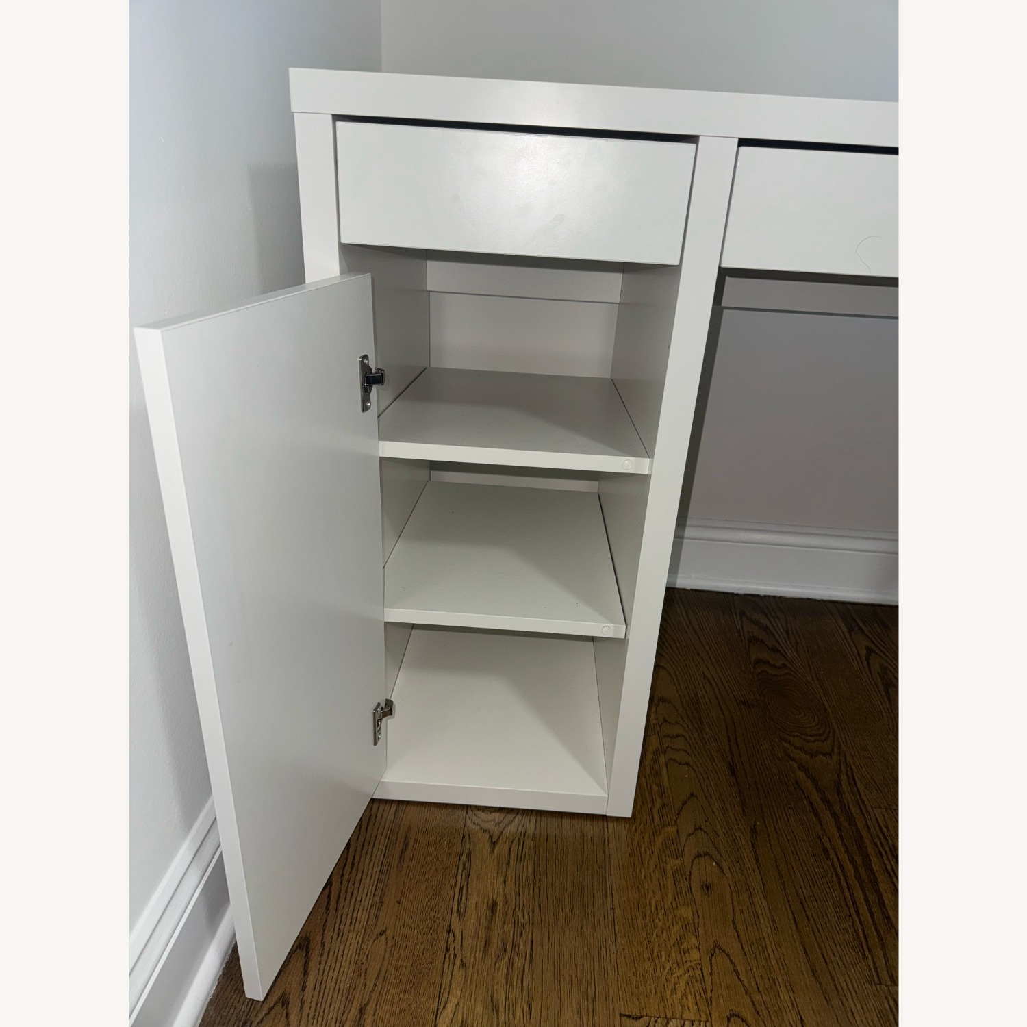 IKEA MICKE Desk with Drawers White - image-3