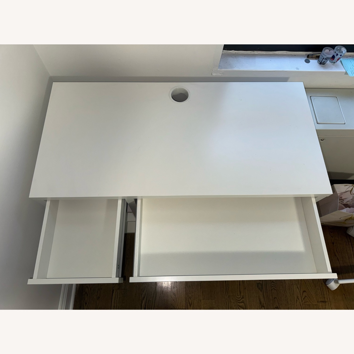 IKEA MICKE Desk with Drawers White - image-2