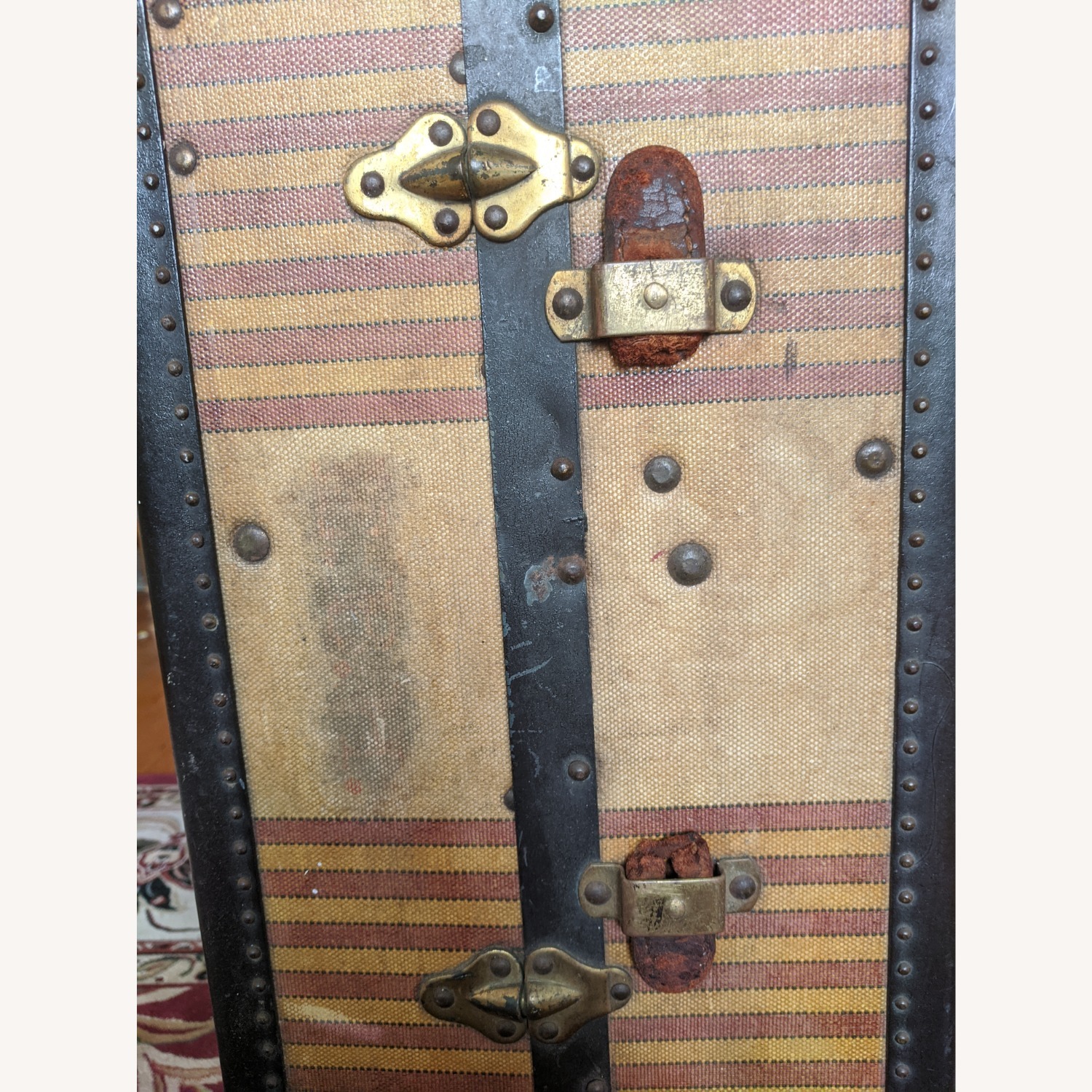 Antique Wardrobe Steamer Trunk (circa 1920s) - image-3