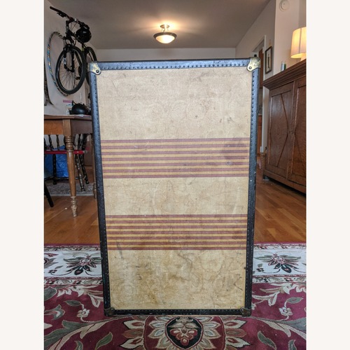 Used Antique Wardrobe Steamer Trunk (circa 1920s) for sale on AptDeco