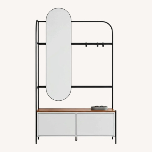 Used West Elm Ezra Entryway Tree with Mirror for sale on AptDeco