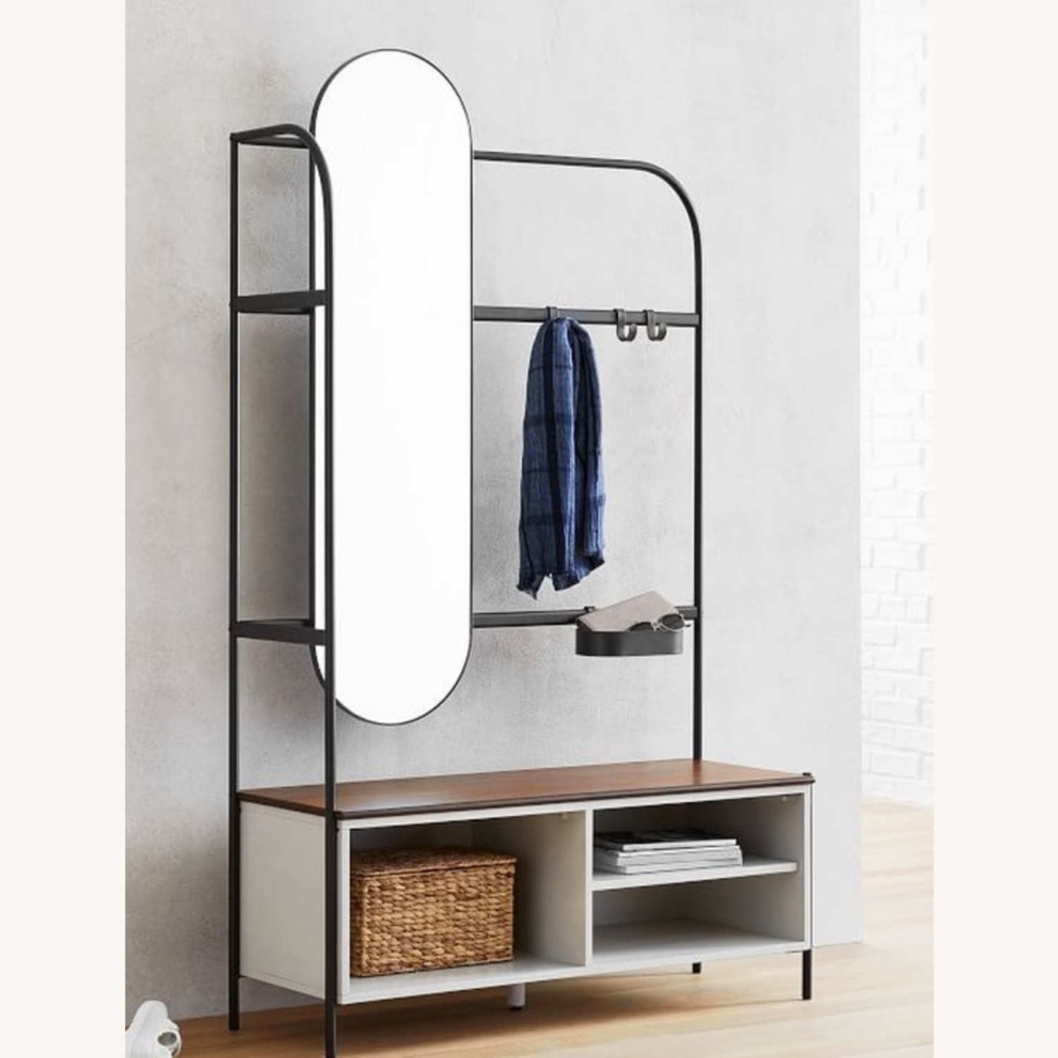 West Elm Ezra Entryway Tree with Mirror - image-3