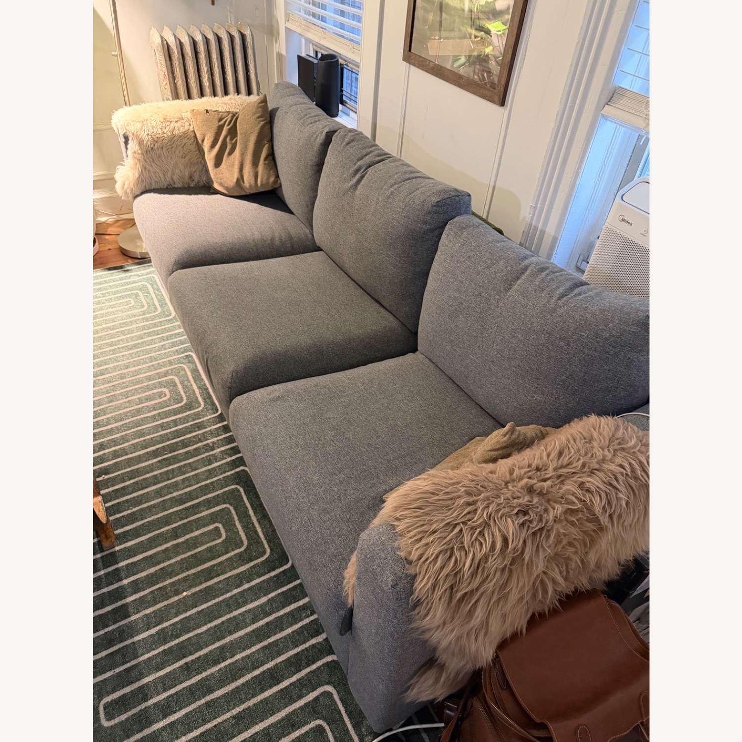 IKEA Finnala Light Gray Fabric Sleeper Sofa - image-3