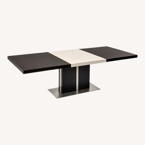 Used BoConcept Modern Extendable Pedestal Dining Table for sale on AptDeco