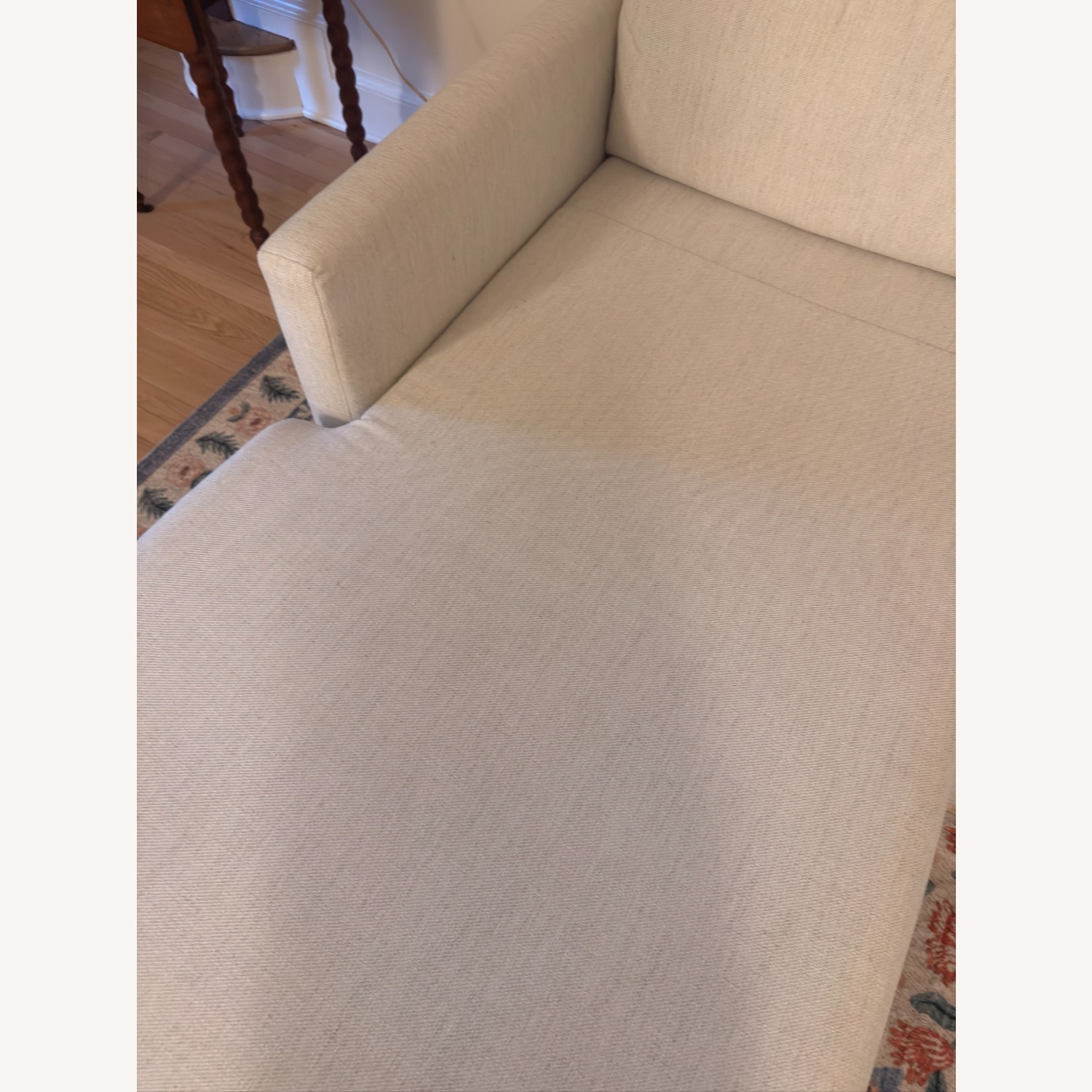 Crate & Barrel Natural Wood 2 Piece Sectional - image-2