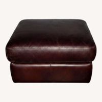 Robinson & Robinson Red Leather Armchair