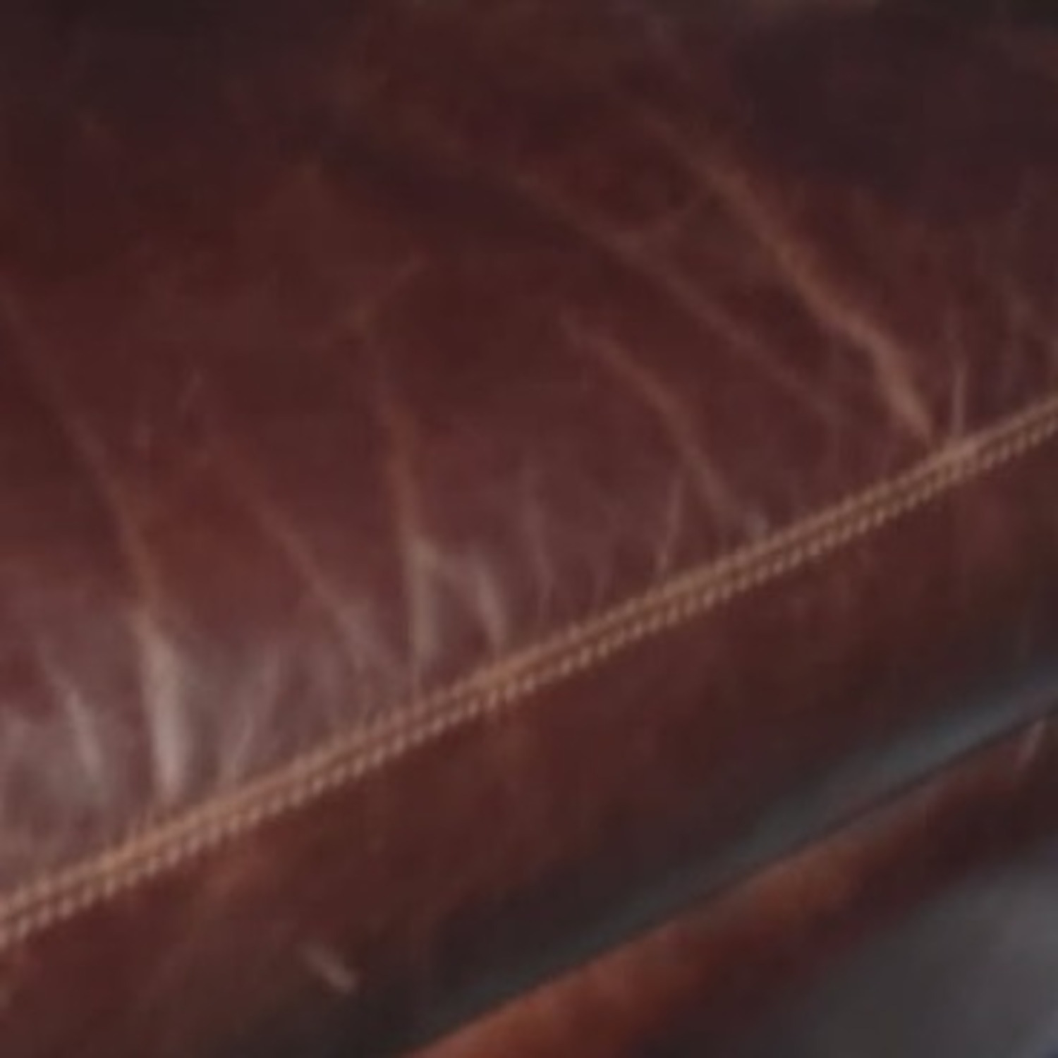 Robinson & Robinson Red Leather Armchair - image-3