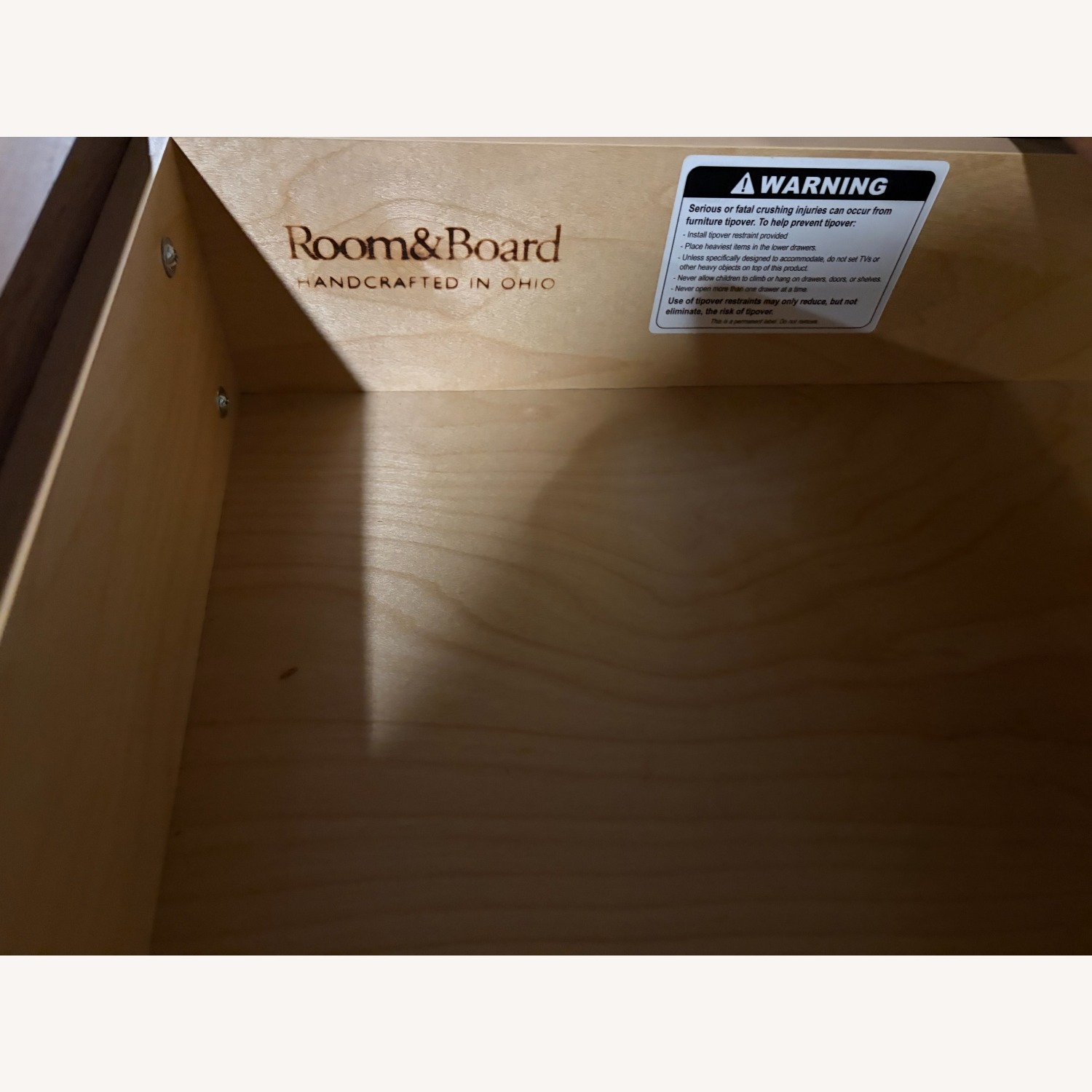 Room & Board Anton Dark Brown Wood Dresser - image-3