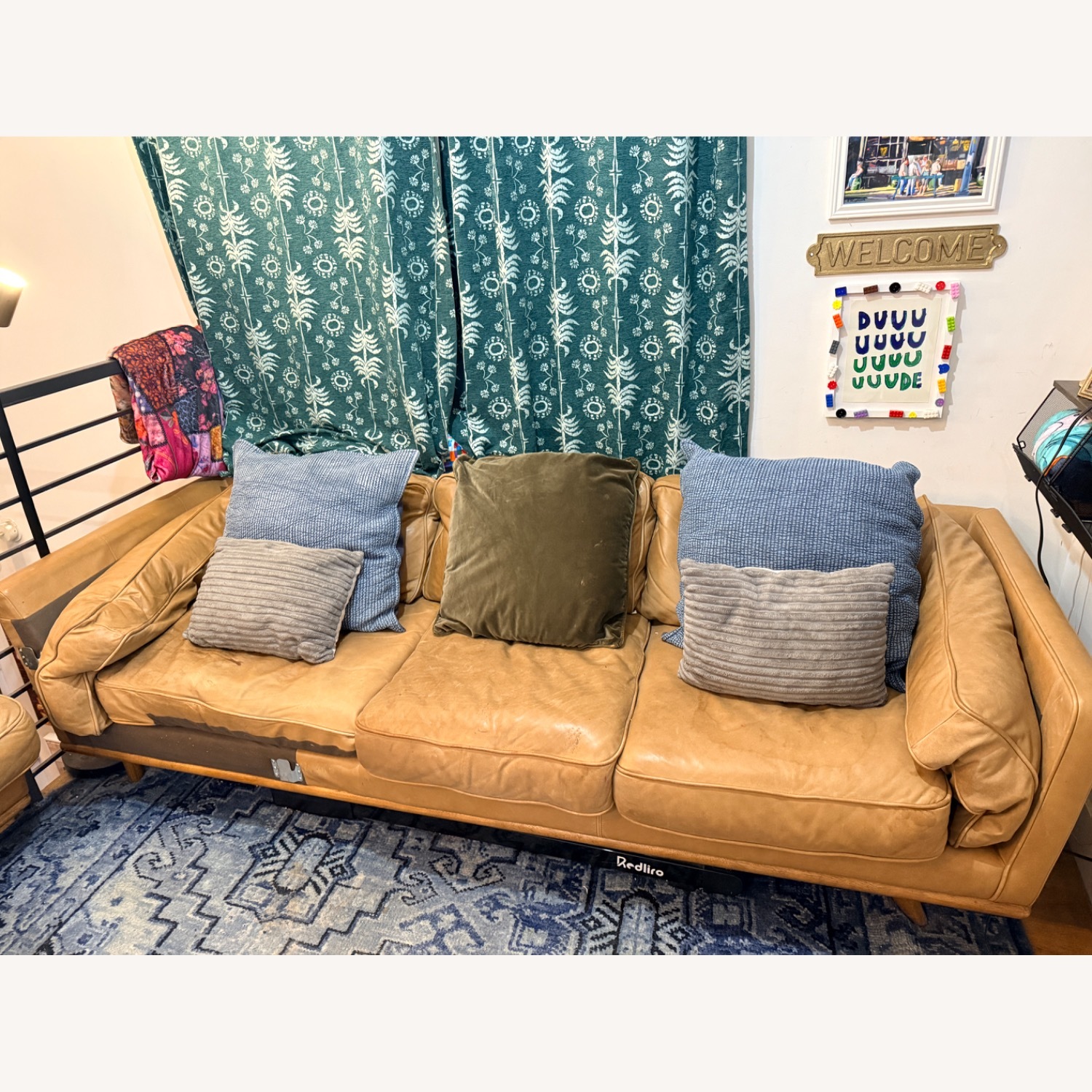 Article The Timber Leather Corner Sectional - image-1