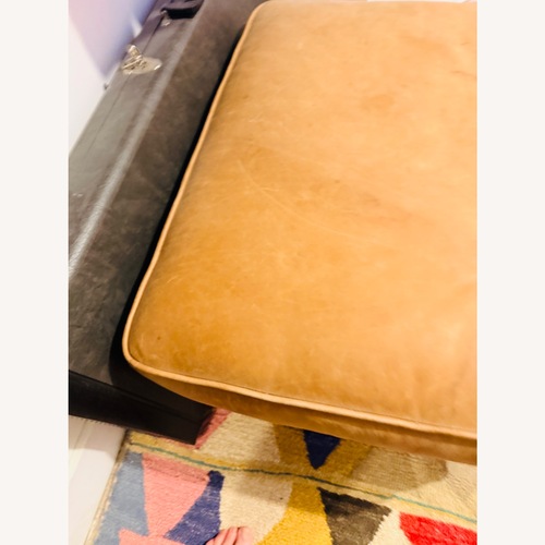 Used Article Leather Ottoman for sale on AptDeco