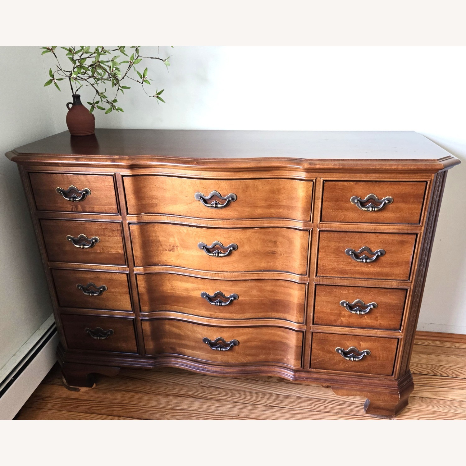 American Drew 12-drawer Solid Wood Dresser - image-3