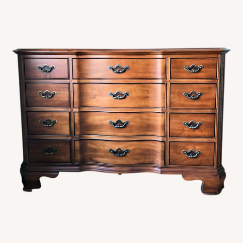 Used American Drew 12-drawer Solid Wood Dresser for sale on AptDeco
