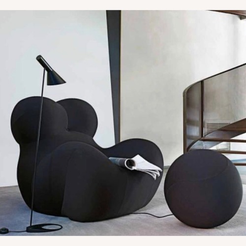 Used B&B Italia Dark Gray Fabric Armchair for sale on AptDeco