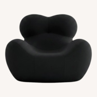 B&B Italia Dark Gray Fabric Armchair