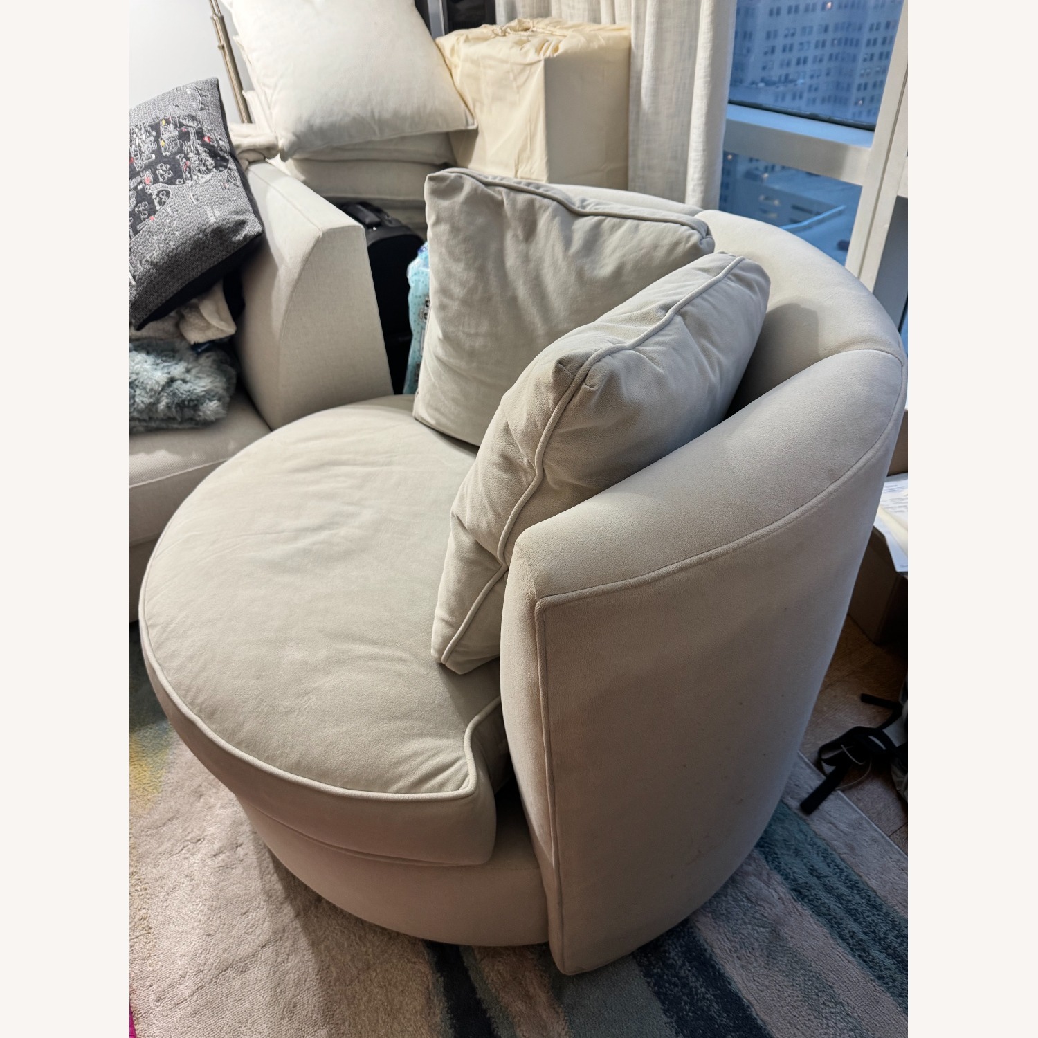 Room & Board Swivel Chair - image-4