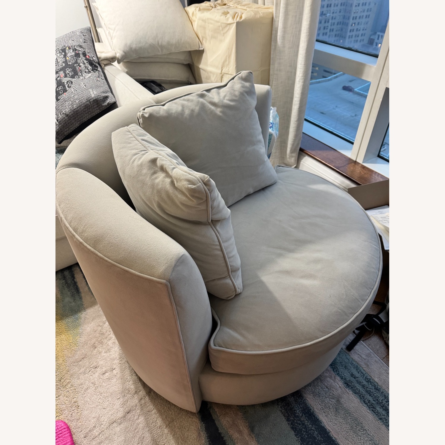 Room & Board Swivel Chair - image-2