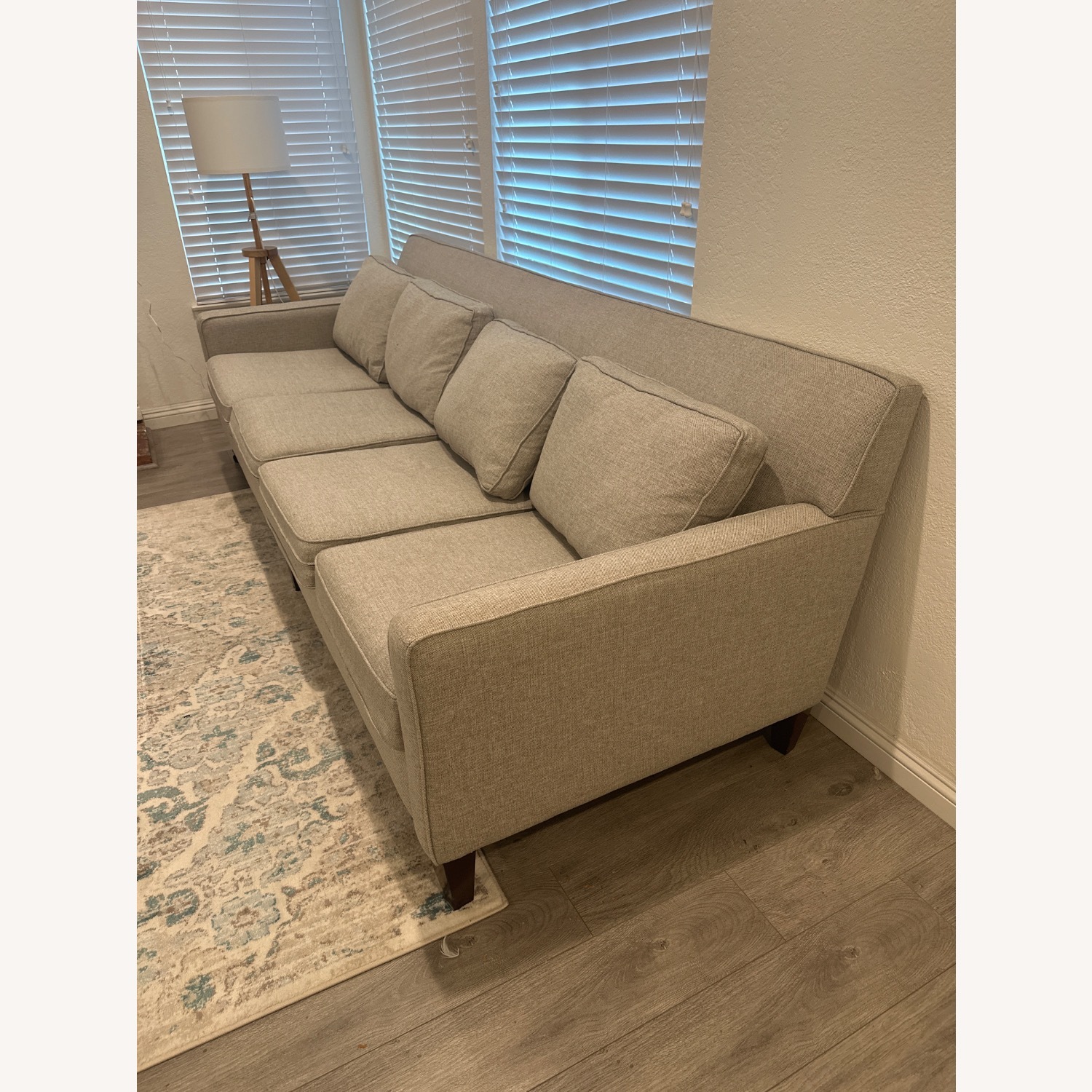 Max Home “Georgia” Sofa in Georgia Linen fabric - image-3
