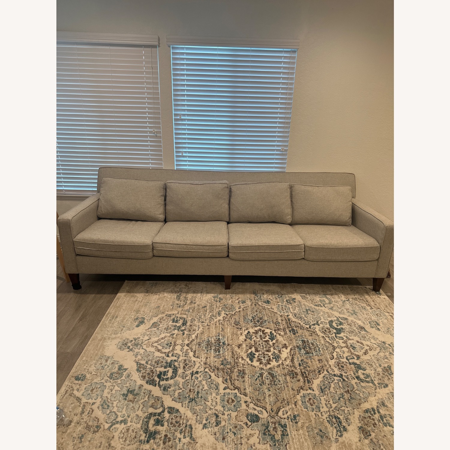 Max Home “Georgia” Sofa in Georgia Linen fabric - image-1