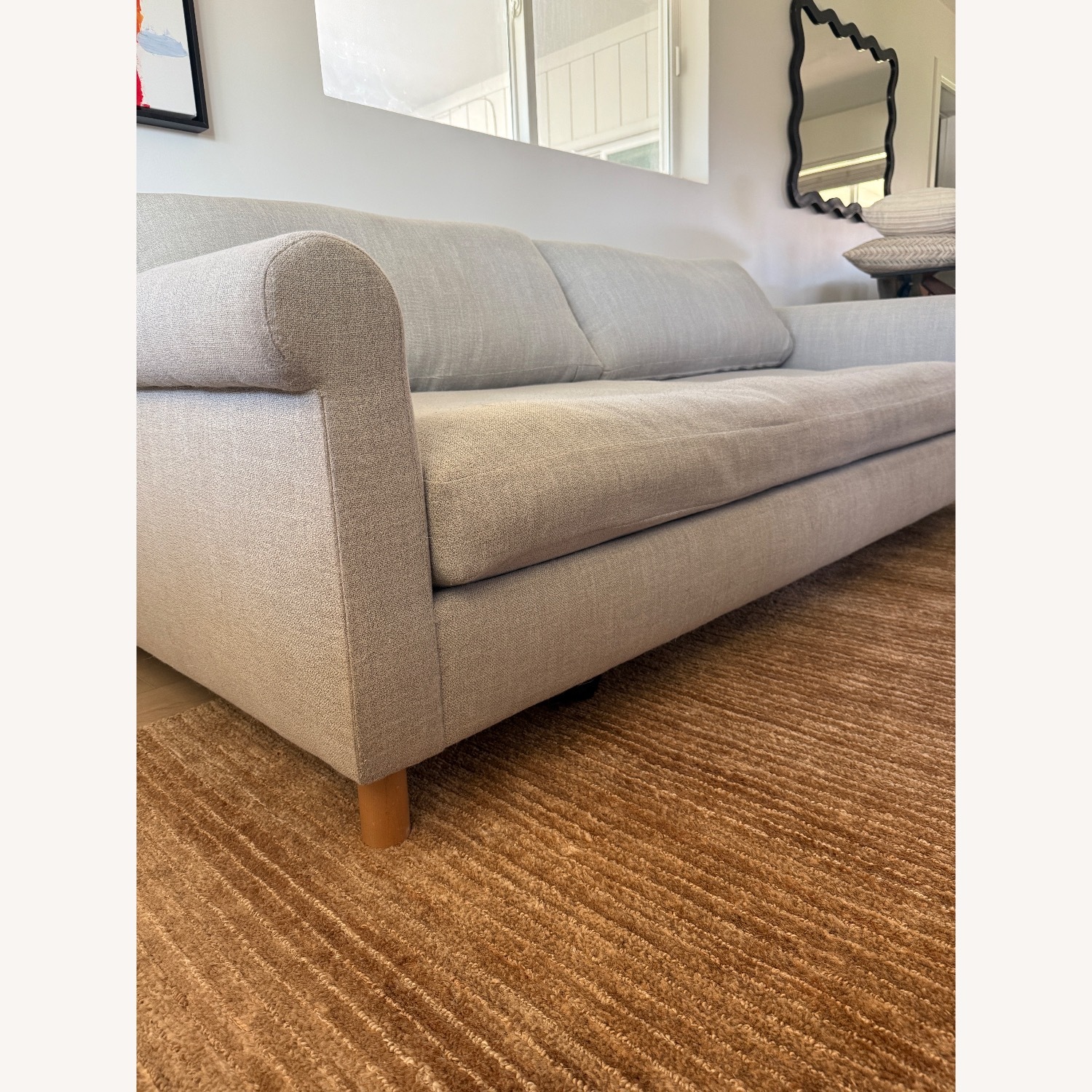 Clad Home Ollie Light Gray 90" Sofa - image-3