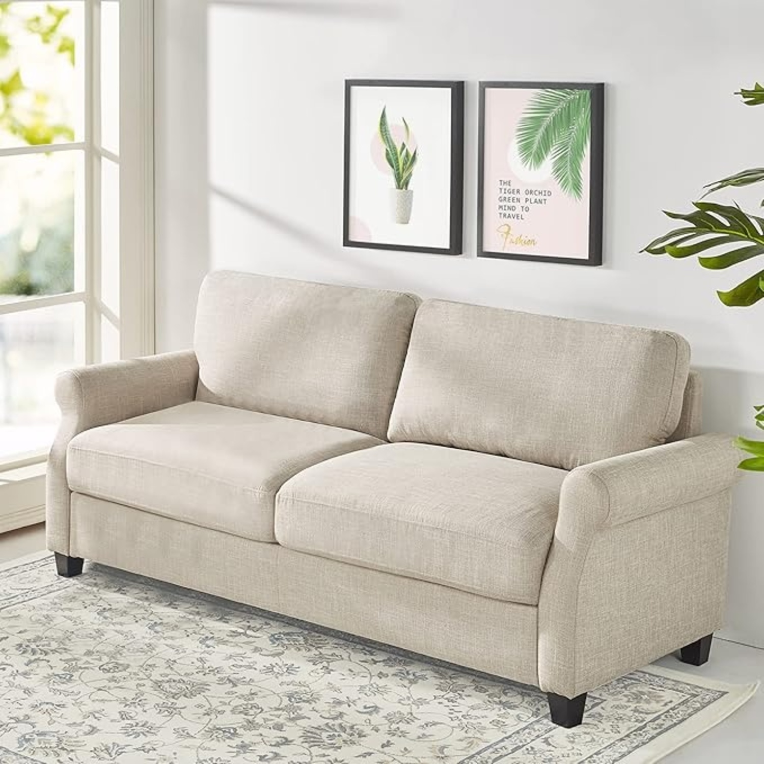 Zinus Beige Sectional Sofa - image-5
