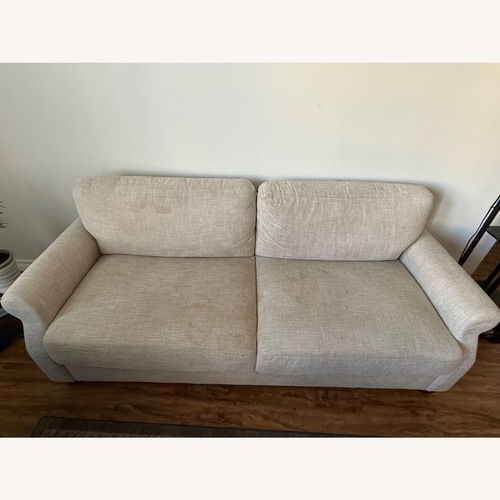 Used Zinus Beige Sectional Sofa for sale on AptDeco