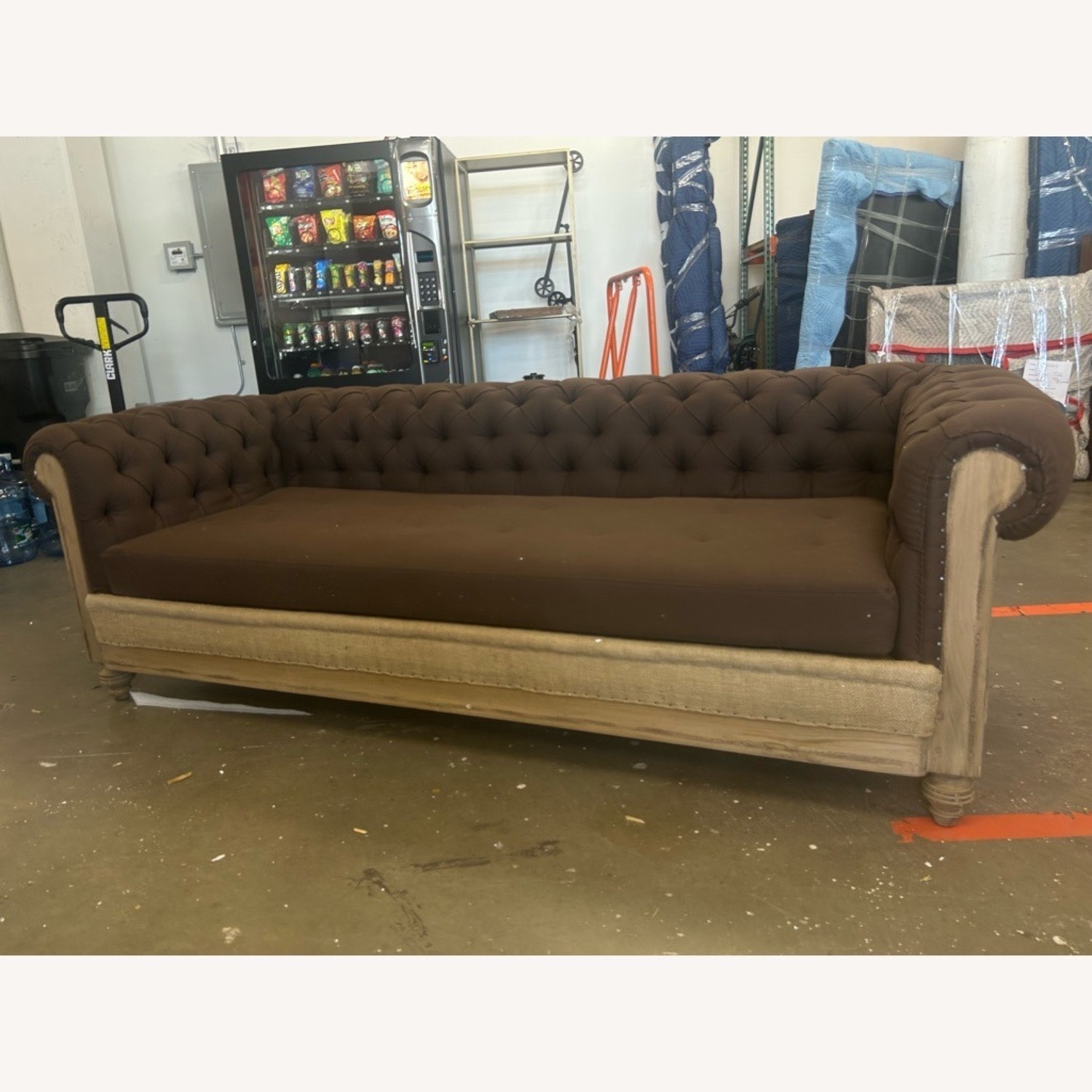 Restoration Hardware Chesterfield Sofa 8' - image-4