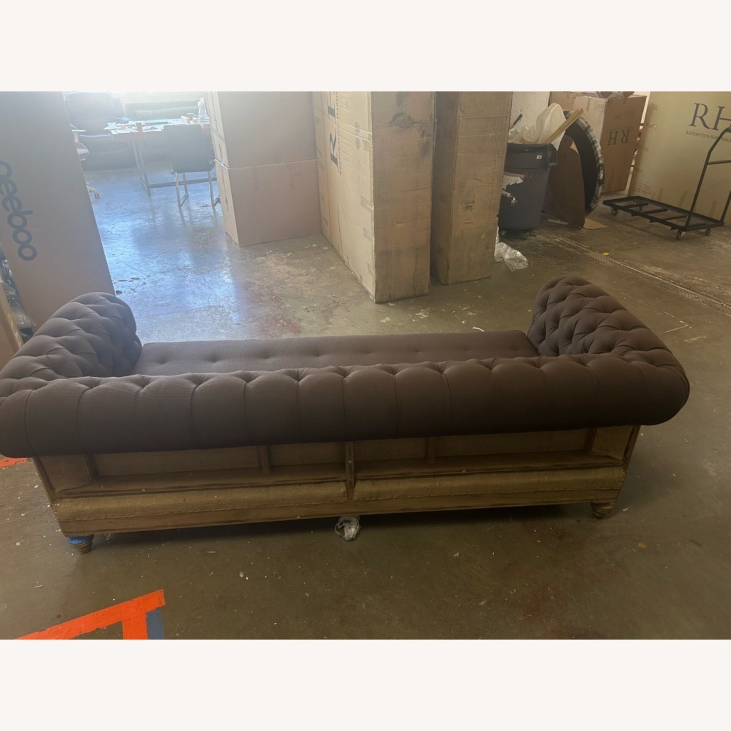 Restoration Hardware Chesterfield Sofa 8' - image-2