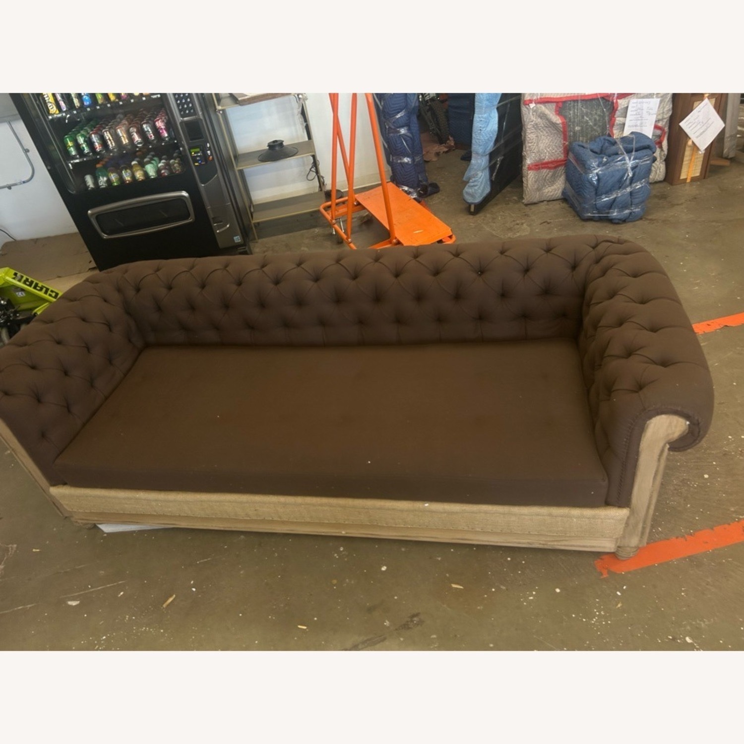 Restoration Hardware Chesterfield Sofa 8' - image-6