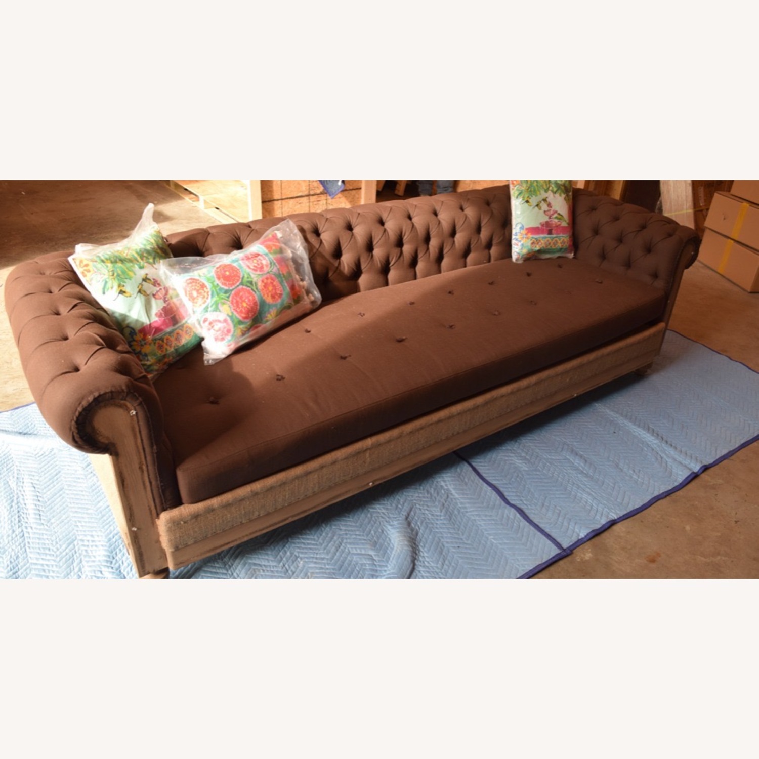 Restoration Hardware Deconstructed Chesterfield 6' - image-2