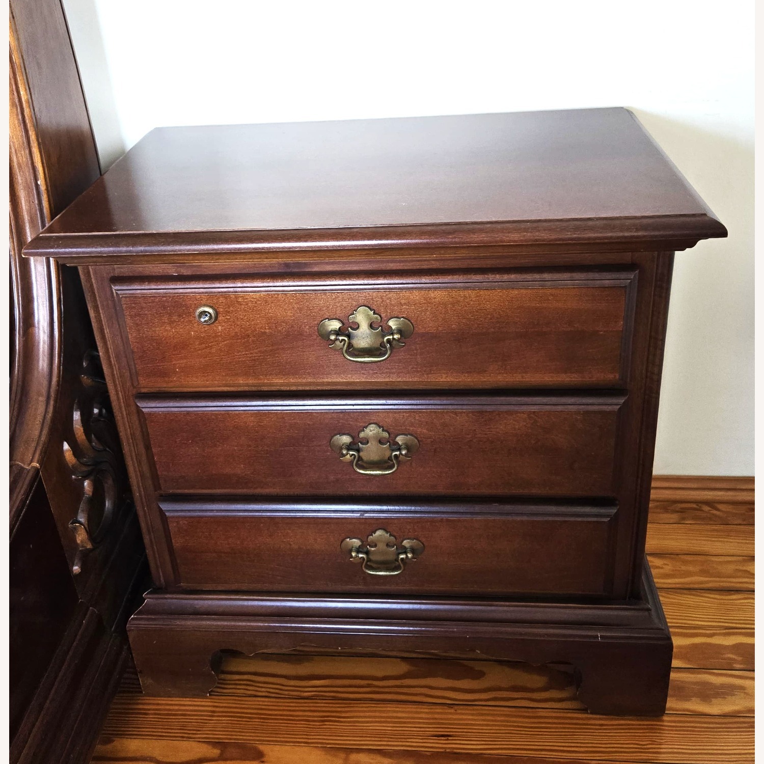 Set of 2 American Drew Solid Wood Nightstands - image-3